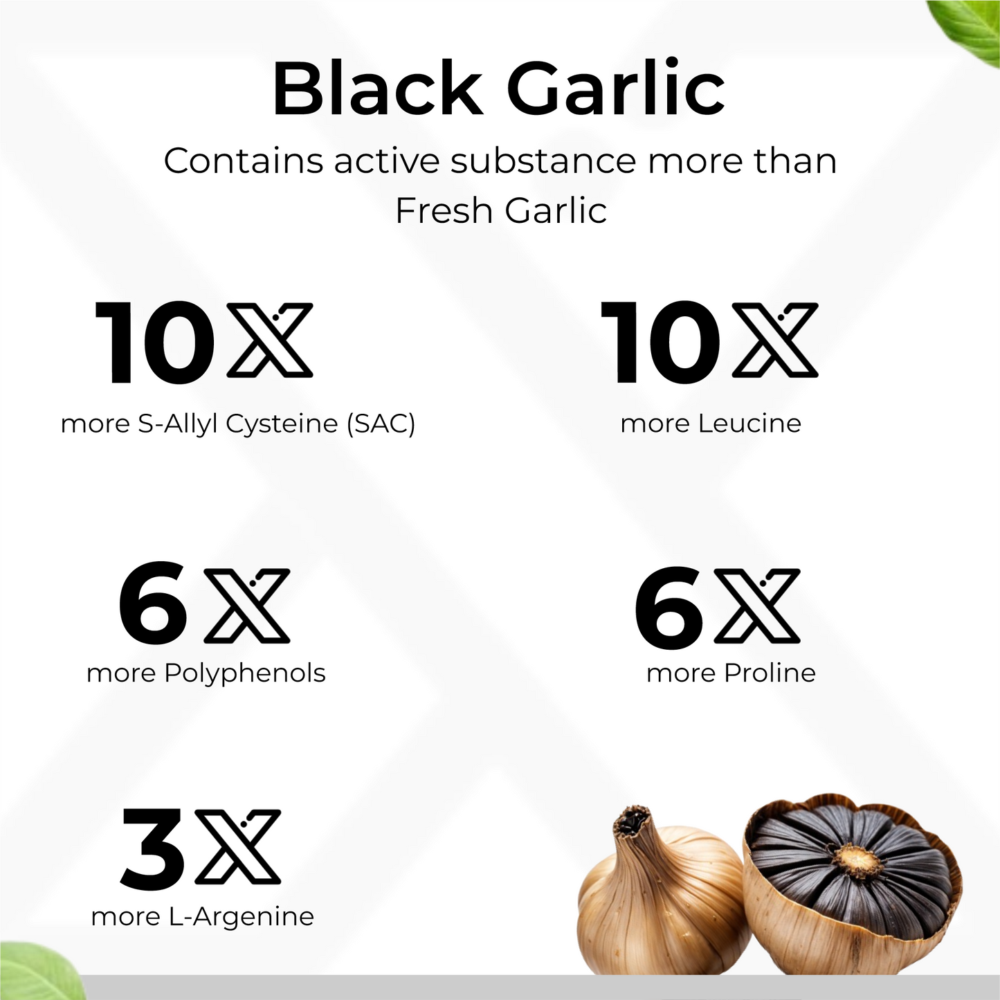 Black Garlic Capsules - Natural Immunity & Heart Health Supplement | DailyX