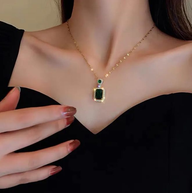 Stylish Jewelry Trio Featuring a Ring, Earrings, and Necklace (Jewelry Trio Set)
