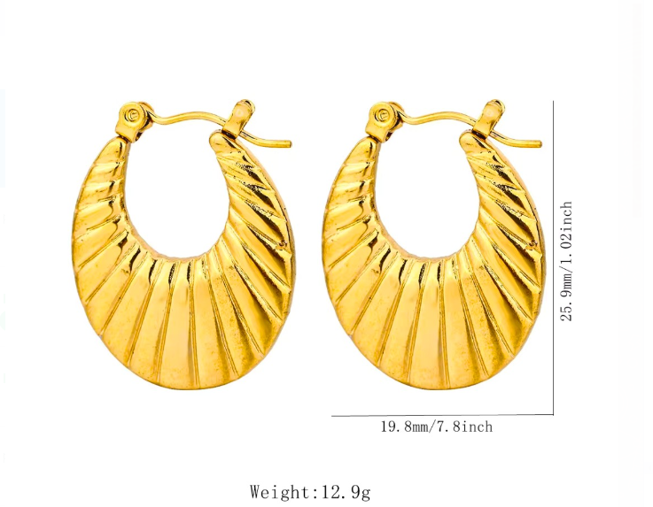 Unique Textured Hoop Earrings That Blend Sophistication and Trendiness