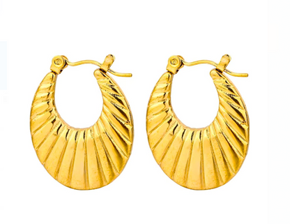 Unique Textured Hoop Earrings That Blend Sophistication and Trendiness
