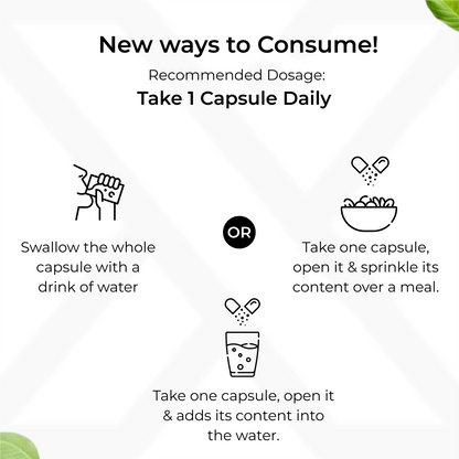 Black Garlic Capsules - Natural Immunity & Heart Health Supplement | DailyX